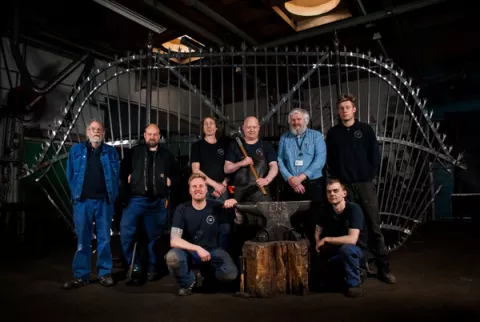 Vestvolden - Rekonstruktion af dragegitter