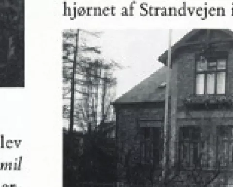 Huset på Onsgårdsvej med den kunstfærdigt smedede låge